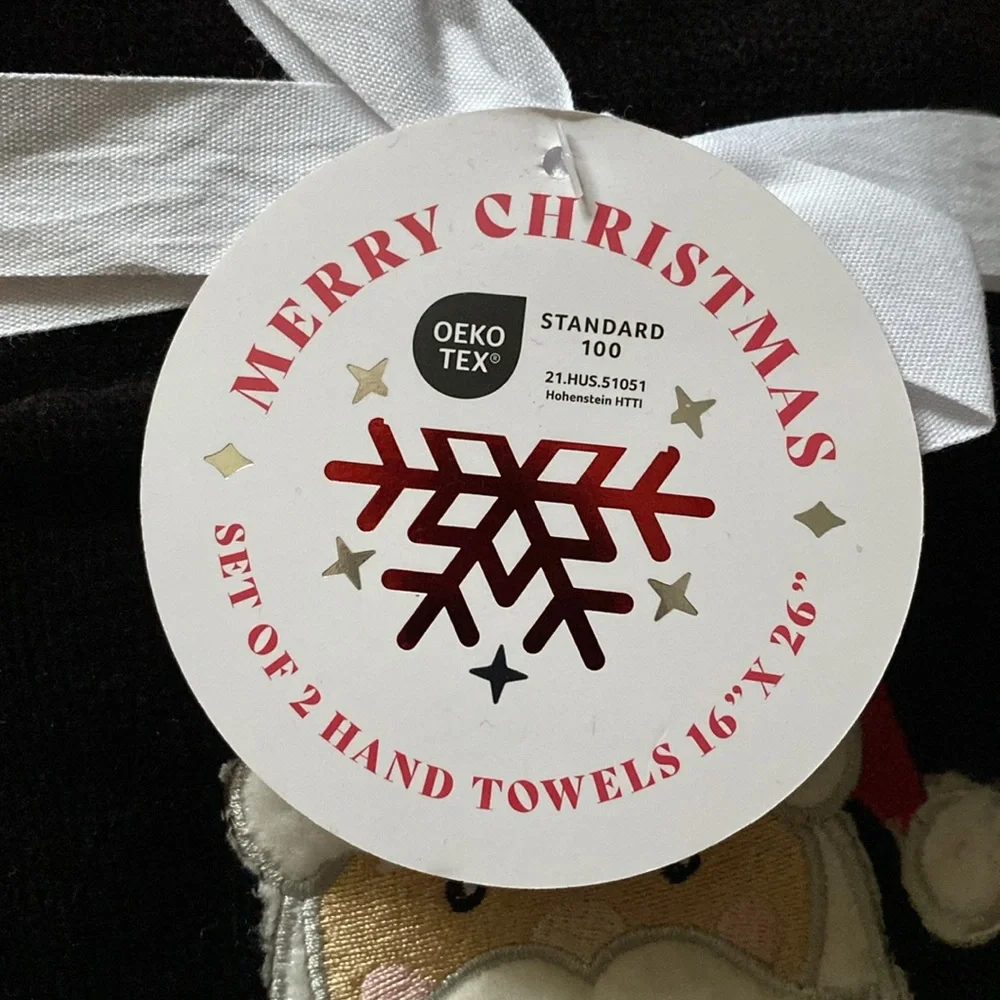 NEW Santa hand towel set